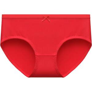 Red Bean Red Women's Panties Bennian Cotton Crown Crown Crotchry Bride Gift Gift Socks Dragon Middle waist trousers gift box
