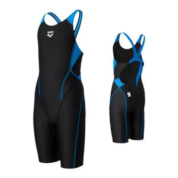 arena Arena children's swimsuit girls' competitive big children's one-piece knee-length swimsuit professional competition hot spring swimsuit