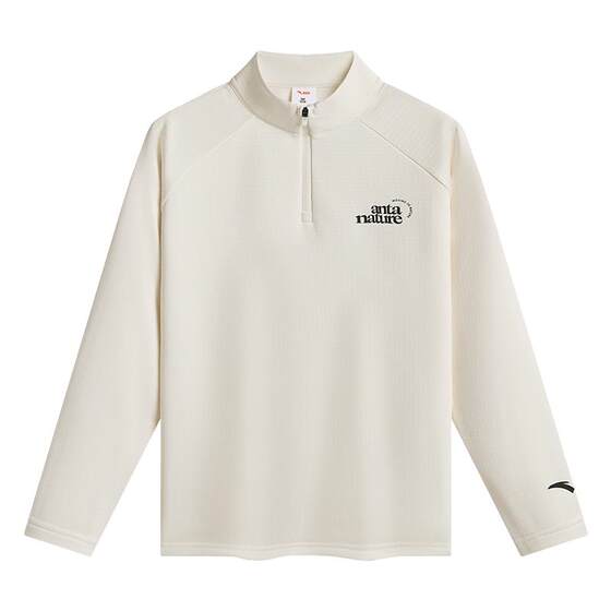 
Anta children's knitted long-sleeved shirt for boys and girls 2026 spring new style comfortable and skin-friendly medium and large children's bottoming long T-shirt