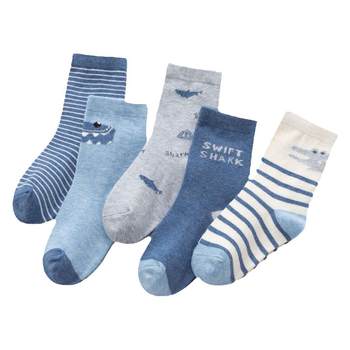 Children's socks boys mid-calf cotton socks
