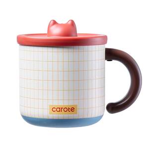 
Carrot insulated mug with lid 316 stainless steel office coffee cup for men and women tea cup home