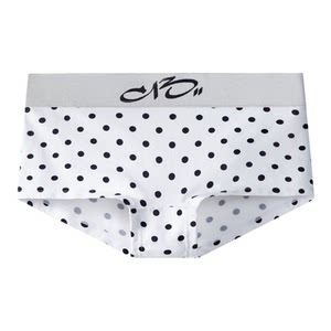 
CIRCLECUSTOM capsule series C13 polka dot print women's cotton polyester boxer briefs two-color French underwear