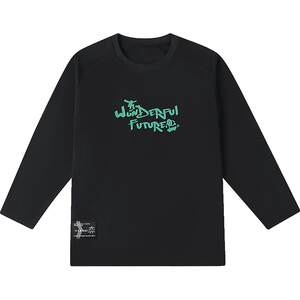 
[Sweating quick-drying T] Yishi Large Size Fat Boy Long Sleeve T-shirt Autumn Big Children 7A Antibacterial Base Shirt Sunscreen Protection