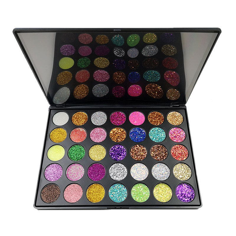 Palette De Fards à Paupières 16 Couleurs Nacrées Et Mates - Maquillage Longue Durée Neuf