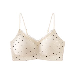 
[Main Style Two-Piece Pack] Soufflé Customized Neibi Sweet Girl Lifting Small Breasts Push-Up Wireless Underwear