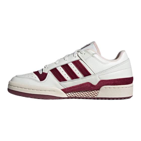 
FORUM LOW CL low-top casual basketball style sneakers for men and women adidas Adidas official clover
