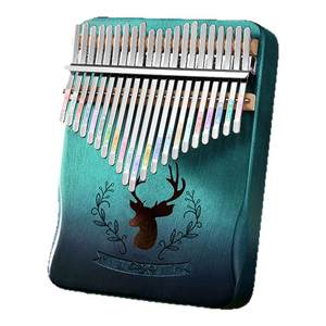 Thumb piano beginner Kalynba piano wood 21 tone entry children's fingers piano girls' musical instruments genuine
