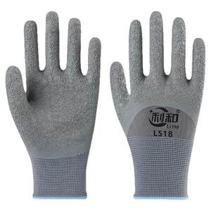
Latex wrinkles work wear-resistant thickened waterproof breathable non-slip durable rubber rubber construction site work labor protection gloves