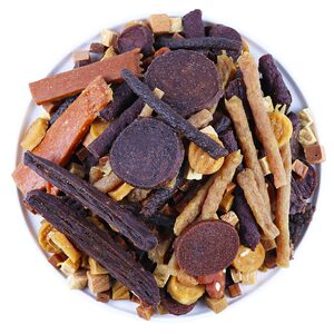 
Pet dog snacks without addition 1500g mixed dry chicken duck jerky nutrition teeth grinding stick dog teeth cleaning bones