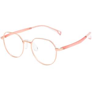 Children's myopia glasses Girls Professional anti -blue light radiation eye protection girl students without counting flat glasses framework