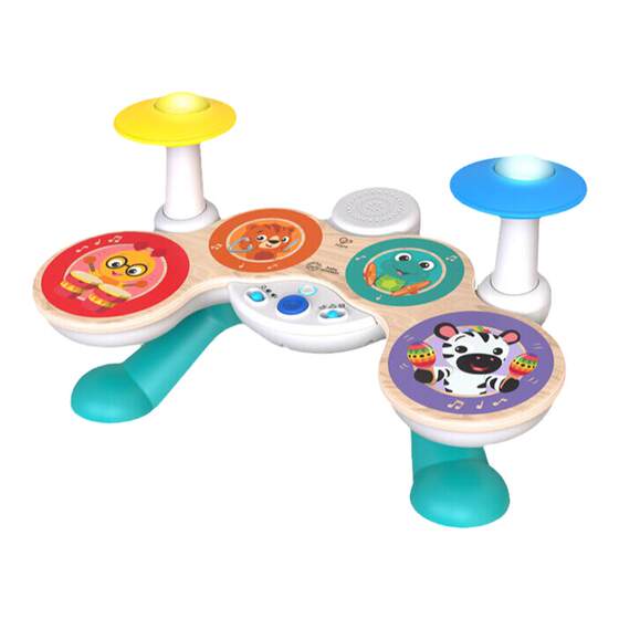 
Hape intelligent touch drum puzzle children's musical instrument toys boys and girls babies baby electronic hand-painting drum