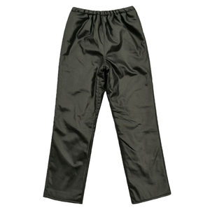 Add velvet thickened loose leather pants, waist -protective knee takeaway takeaway, windproof, warm loose waist men's cotton pants