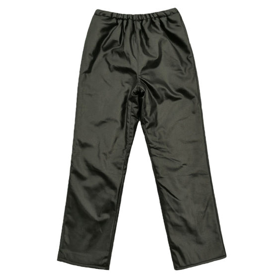 Add velvet thickened loose leather pants, waist -protective knee takeaway takeaway, windproof, warm loose waist men's cotton pants