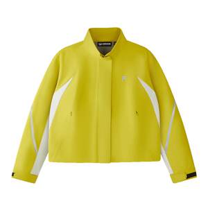 
FILA FUSION Fila trendy brand woven jacket women's 2026 spring new color-blocked loose windproof stand-collar top