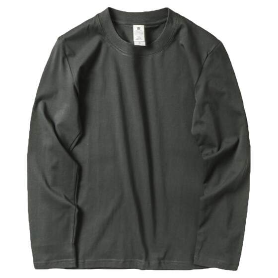 
Old customers close their eyes and enter foreign trade factory tail products autumn and winter men's cotton-woven long-sleeved T-shirt base shirt