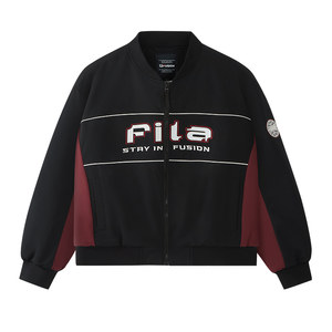 
FILA FUSION Fila trendy brand cotton jacket men's 2026 spring new fashion casual color-blocking jacket baseball uniform