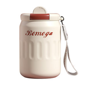 
British Bemega thermos cup ceramic liner coffee cup for girls and boys 2026 new high-looking portable water cup