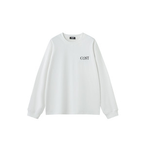 
GOST trendy brand basic logo printing versatile casual long-sleeved bottoming shirt simple loose T-shirt for men and women couples