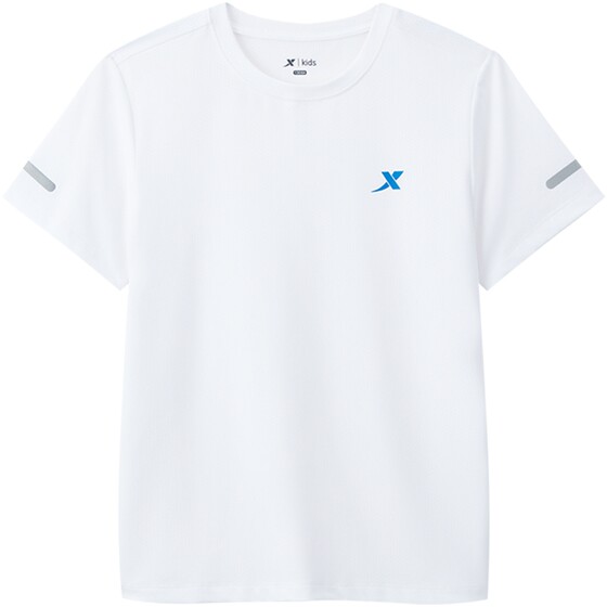 
Xtep children's clothing children's short-sleeved T-shirt 2026 summer new style medium and large children's quick-drying top sweatshirt boys summer clothing