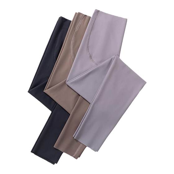 
Pregnant women's shark leggings spring and summer thin style yoga pants that do not tighten the belly during pregnancy and can be worn outside without any traces to support the belly.
