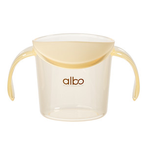 
Albo open cup baby water cup over 2 years old home PPSU slant mouth learning drink direct drinking milk children's small water cup