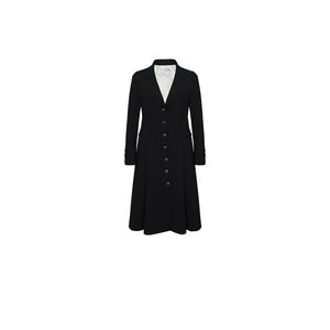 
D-HARRY/Die Harry Spring and Autumn New Retro Warm Versatile Black Long Jacket DH241A96885D