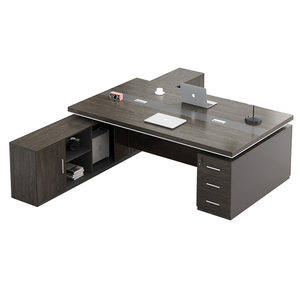 The desk dual -position face -to -face manager room Modern boss table and chair combination financial computer table is integrated