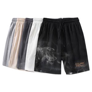 Clear warehouse leakage silk shorts, men's summer fast dry tide, loose large size large size beach pants pants casual sports pants
