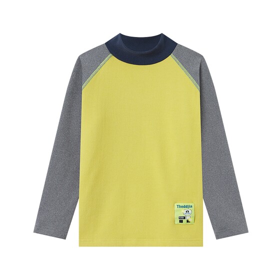 
Duojia boys' German velvet bottoming shirt 7A antibacterial 2025 autumn and winter new children's raglan sleeves with long-sleeved T-shirts