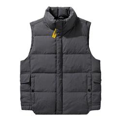 Pancoat New Winter Down Vest For Men To Wear Stand-up Collar Sleeveless Vest National Fashion Down Jacket Vest For Men