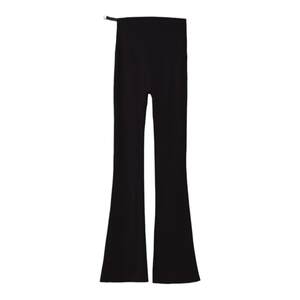 
Ice silk micro-flared trousers for pregnant women in spring and summer, thin style, black yoga leggings that can be worn outside the belly during pregnancy