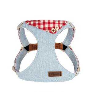
Puppytie cat leash, good-looking, walking cat, cat rope, denim vest-style harness, pet supplies