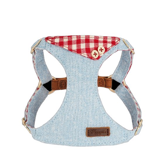 
Puppytie cat leash, good-looking, walking cat, cat rope, denim vest-style harness, pet supplies