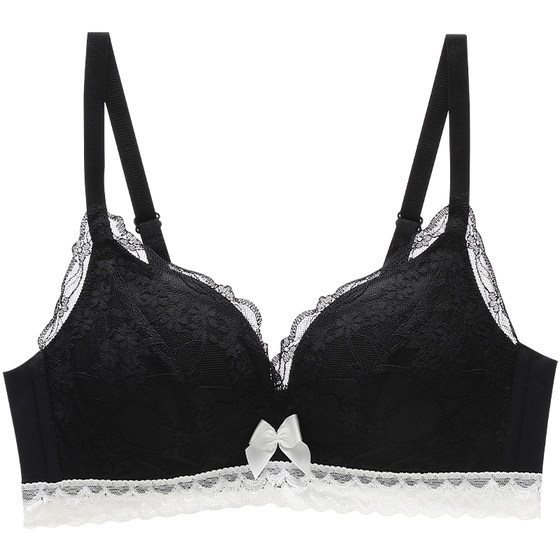 Six rabbits lace underwear female small breasts gathered to show a big sexy bragle suite on top of the defense

