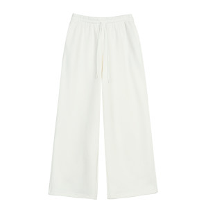 
pusumede Street Walk Sports and Casual Sweatpants Women's Versatile Slim Loose Wide Leg Straight Long Pants