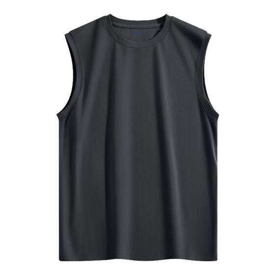 
Pull back sports vest men's summer heavyweight cotton sweat-absorbent breathable waistcoat men's training fitness sleeveless t-shirt Y
