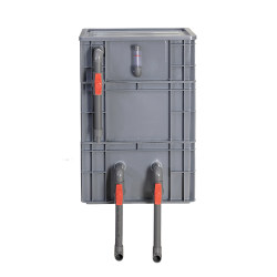 Permanent upper filter box and heightened box