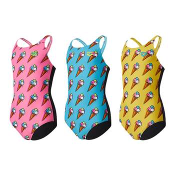 
arena Arena cute series girls one-piece swimsuit sleeveless triangle fitness swimsuit swimming pool special