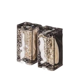 Suction cup corrugated tissue box wall hanging without punching