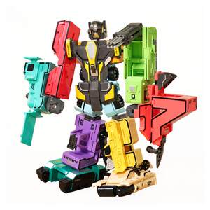 
Increase digital deformation puzzle toy integrated robot 3-6 year old children's Diamond Mecha Car Boy 8 gifts