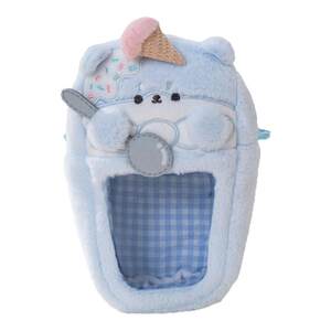 
Diandian Zoo 10cm baby bag plush walking bag doll outing bag transparent small doll protective cover gift