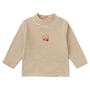 
[Circular Fever] Baby bottoming shirt spring new children's T-shirt boys' tops girls long-sleeved spring style t-shirt