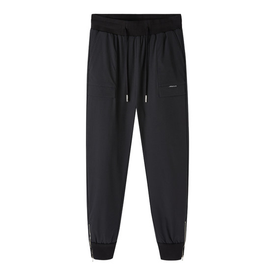 
Snow-flying women's down pants winter outdoor trousers thickened warm goose trousers tying feet waist-hugging legs boot pants