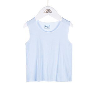 
Cotton fable Modal baby markless vest male and female baby sleeveless loose summer belly protection children's thin top