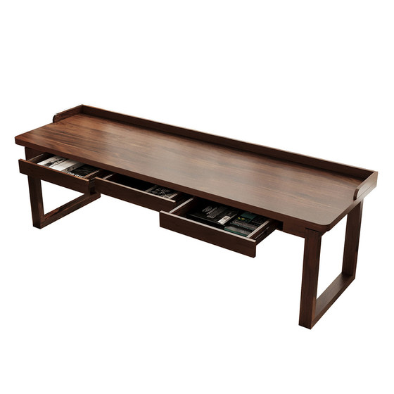 
South American walnut large long desk bedroom home long table solid wood double computer table home office desk