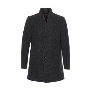 [Alpaca] callisto2025 new winter product light luxury comfortable warm single-breasted men's woolen coat