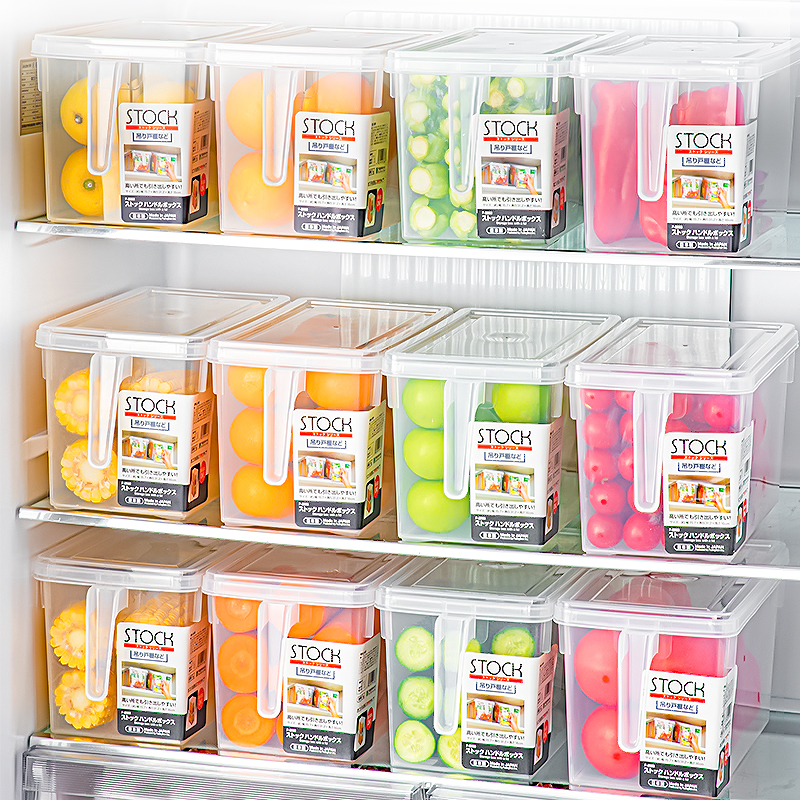 日本进口冰箱收纳盒保鲜盒食品级神器专用抽屉式鸡蛋冷冻厨房整理