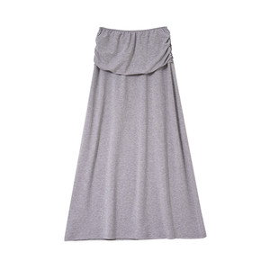 
MASANON Maternity Skirt Spring New Tencel Skirt Does Not Restrict Belly During Pregnancy Straight Skirt Small Man