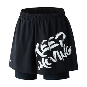 
Anta men's swimming trunks men's adult double-layer five-point anti-embarrassing swimming trunks swimwear equipment men's full set 2025 new model