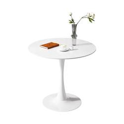Tulip small round table and chair combination round dining table